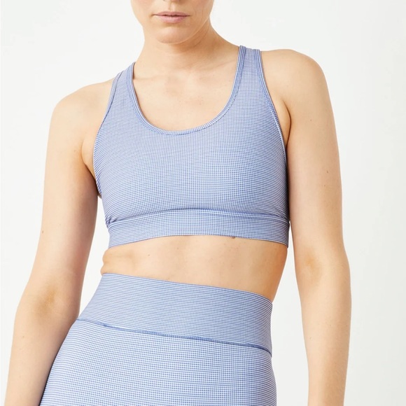 All Access Front Row Bra in Gingham Print Size M - Picture 1 of 7